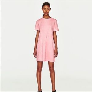 Zara Trafaluc Suede Effect Dress